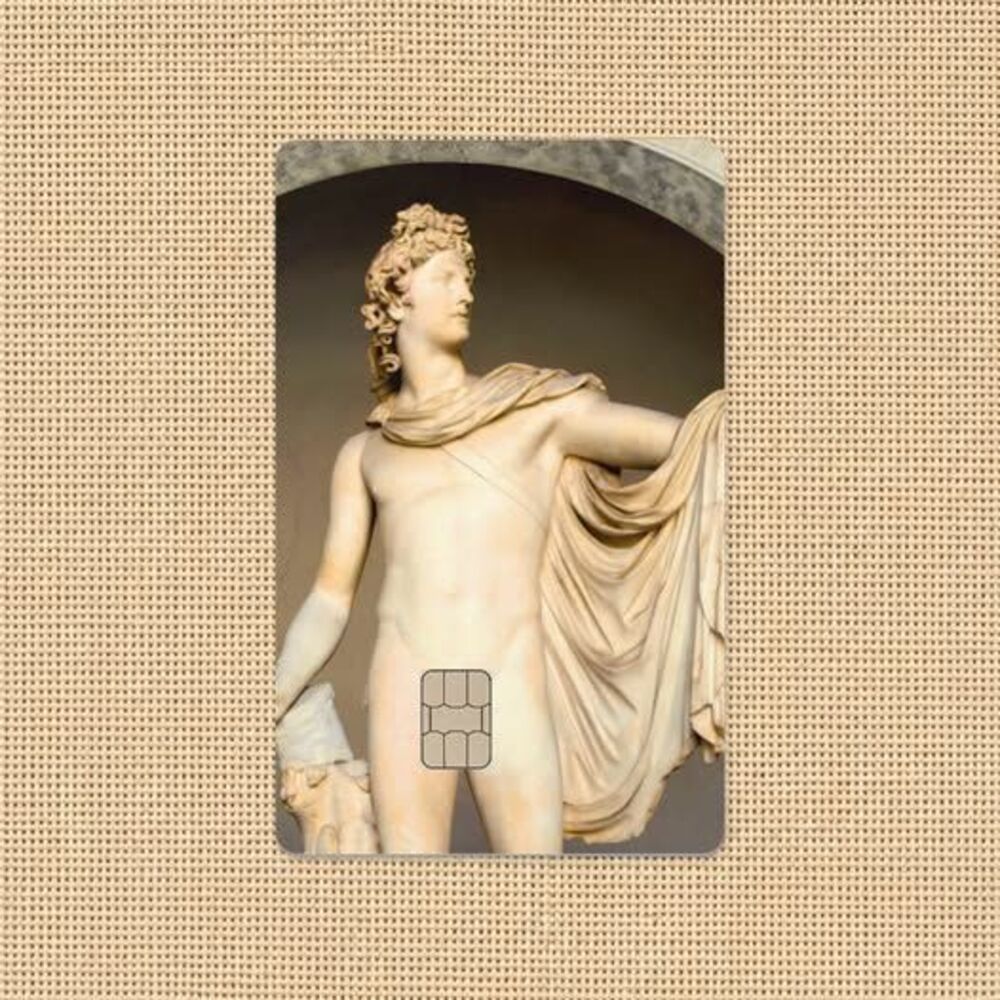 Apollo Belvedere Credit Card Skin Band Card Cover Vinyl Sticker Waterproof